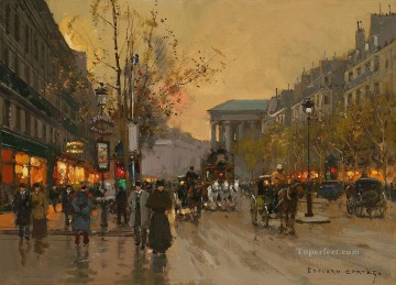 Cityscape Painting - EC boulevard de la madeleine 10 Parisian